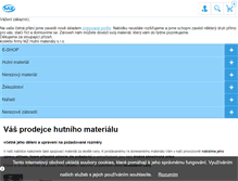 Tablet Screenshot of mzhutni.cz